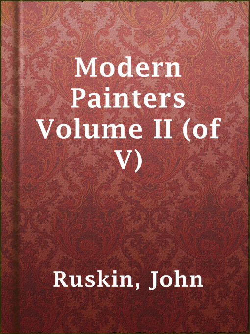 Upplýsingar um Modern Painters Volume II (of V) eftir John Ruskin - Til útláns